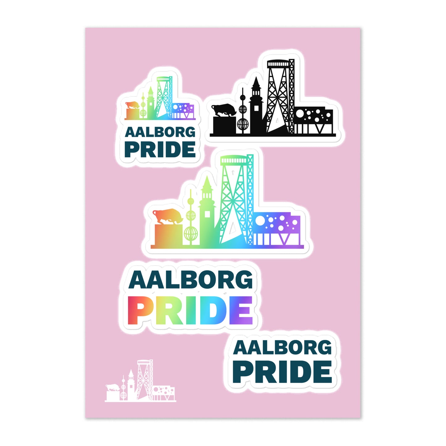 Aalborg Pride Klistermærker