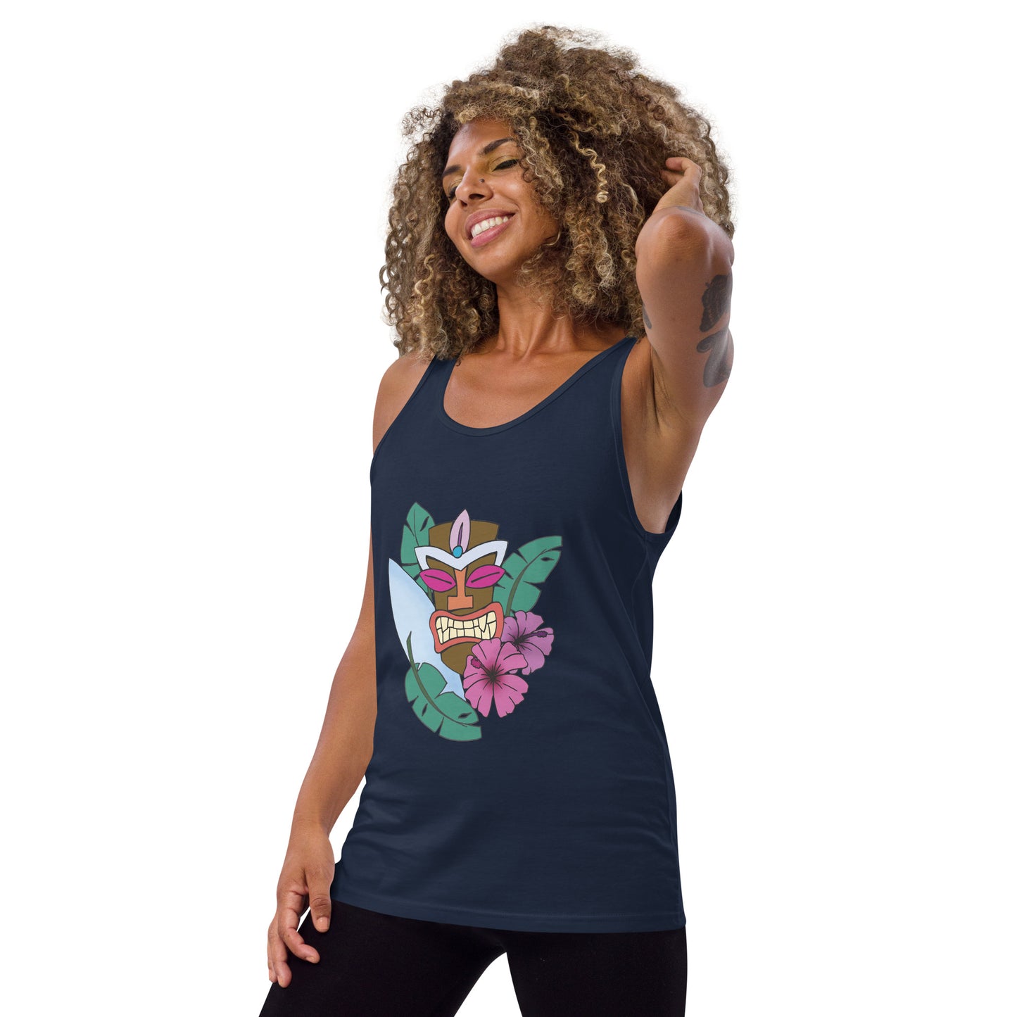 Tiki Unisex Tank Top