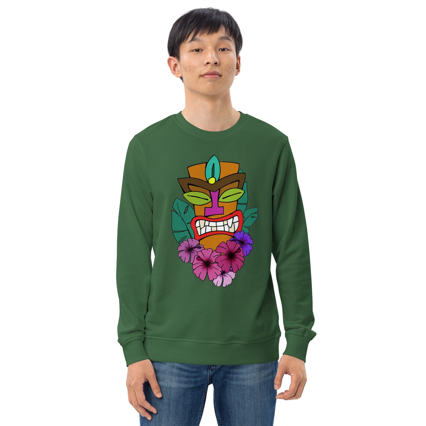 Tiki Unisex organic sweatshirt